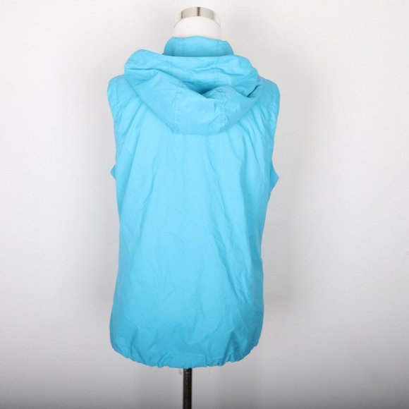 Eddie Bauer Sleeveless Blue Zip Up Wind Breaker Jacket Coat Women's M - Picture 5 of 7